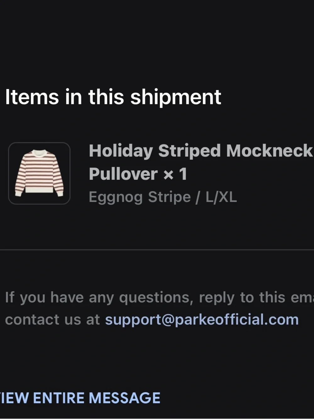 Parke holiday mockneck